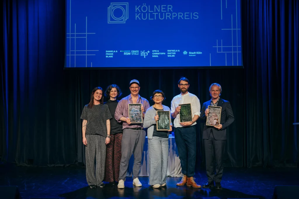 Die Gewinnerinnen und Gewinner des Abends. Foto: Pascal Fassbender/Kölner Kulturrat